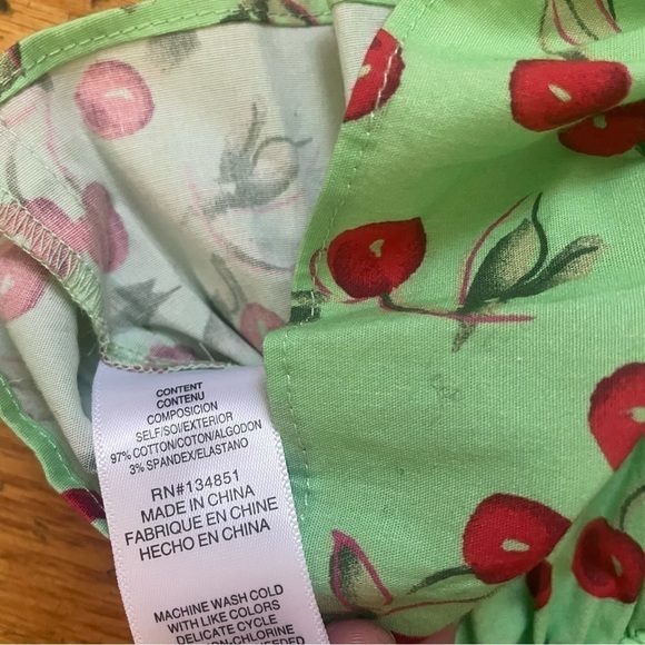 Wayf Cherry Crop Top Size Small - Picture 5 of 6